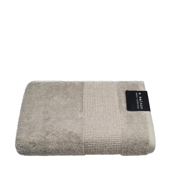 mmaison hotel collection magnificence bath towel taupe 241008092816